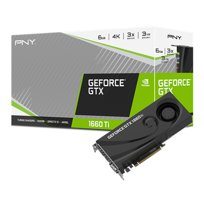Used PNY GeForce GTX 1660 Ti 6GB Blower