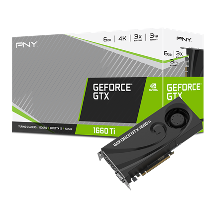 Used PNY GeForce GTX 1660 Ti 6GB Blower