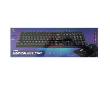 Advanctech G100LED Gaming Combo with Keyboard, Mouse & Mouse Pad