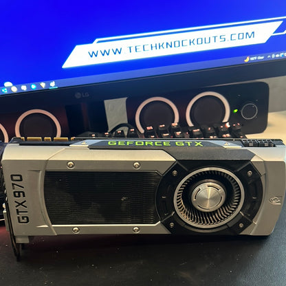 Used NVIDIA GTX 970 FOUNDERS EDITION 4GB GDDR5 GAMING GRAPHICS CARD