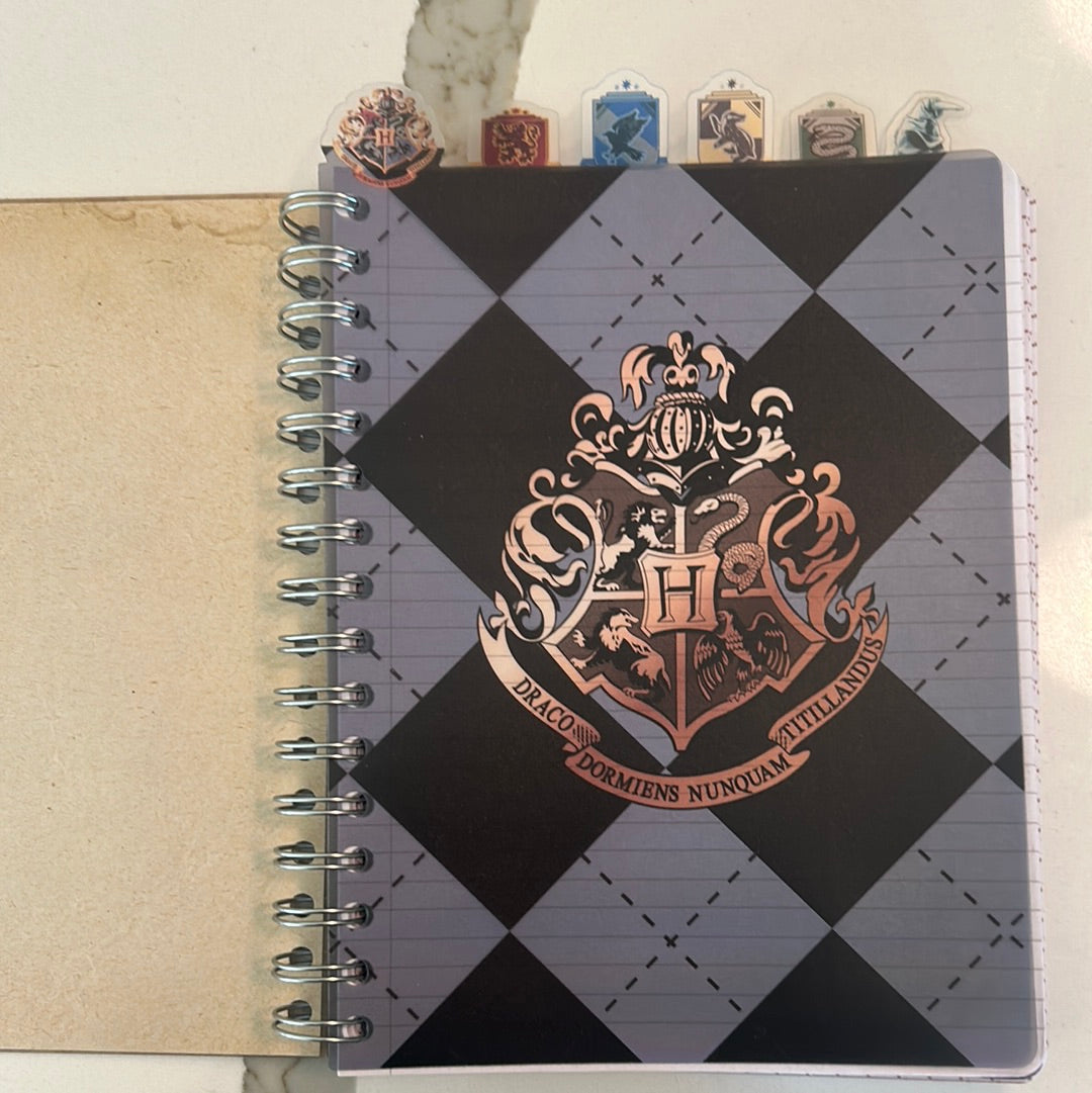 Hogwarts Harry Potter Spiral-Bound Tab Journal