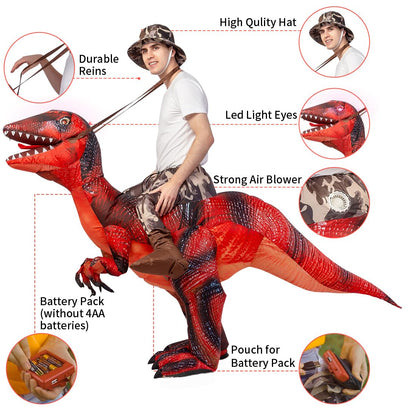 Inflatable Dinosaur Costume Adult Sized