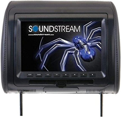 Soundstream VHD-90CC Universal Headrest with 9″ LCD/DVD/3 Color Covers