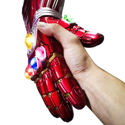 Iron Man Infinity Gauntlet Glove with LED light up Stones
