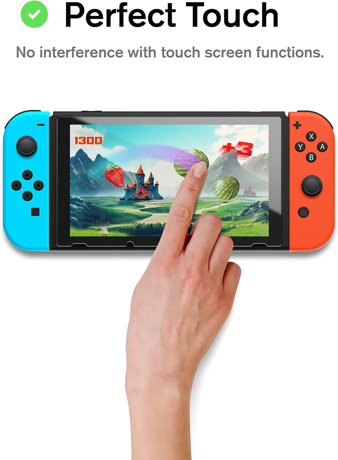 Nyko | Screen Armor - Screen Protector with Rounded Edges for Nintendo Switch
