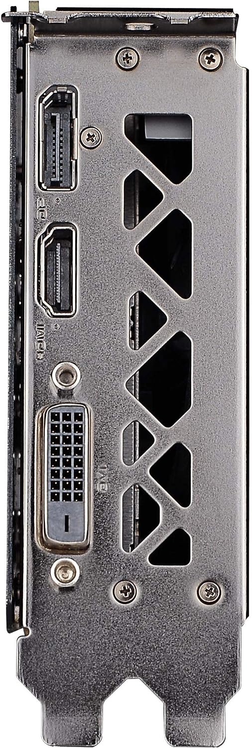 Used EVGA GeForce GTX 1660 Ti SC ULTRA BLACK GAMING, 06G-P4-1665-KR, 6GB GDDR6, Dual Fan, Metal Backplate