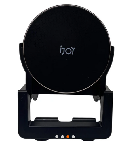 iJoy Charge 10 Watt Wireless Charging Pad with Collapsible Charger and Phone Stand