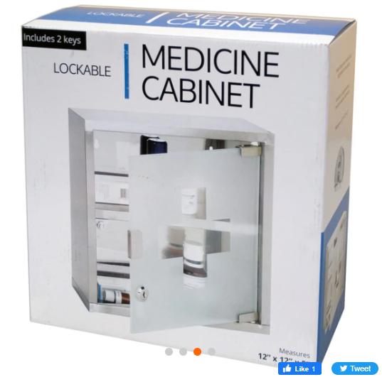 Lockable Medicine Cabinet