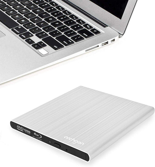 SEA TECH Aluminum External USB Blu-Ray Writer Super Drive for PC, Windows, Apple MacBook Air, Pro, iMac
